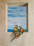 Oranges on a window sill – Summer Bliss - Posted on Thursday, February 19, 2015 by Paulo Jimenez