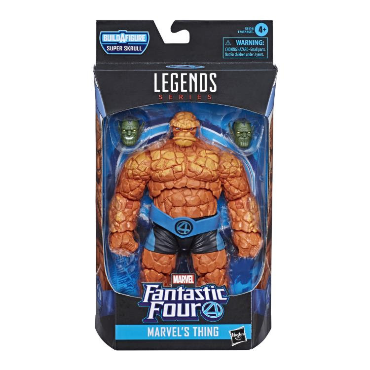 Image of Fantastic Four Marvel Legends 6-Inch Action Figures (BAF Super Skrull) - Thing
