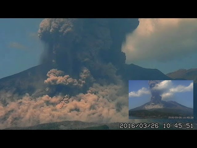 3/28/2016 -- Large eruption in South Japan at Sakurajima Volcano Sddefault