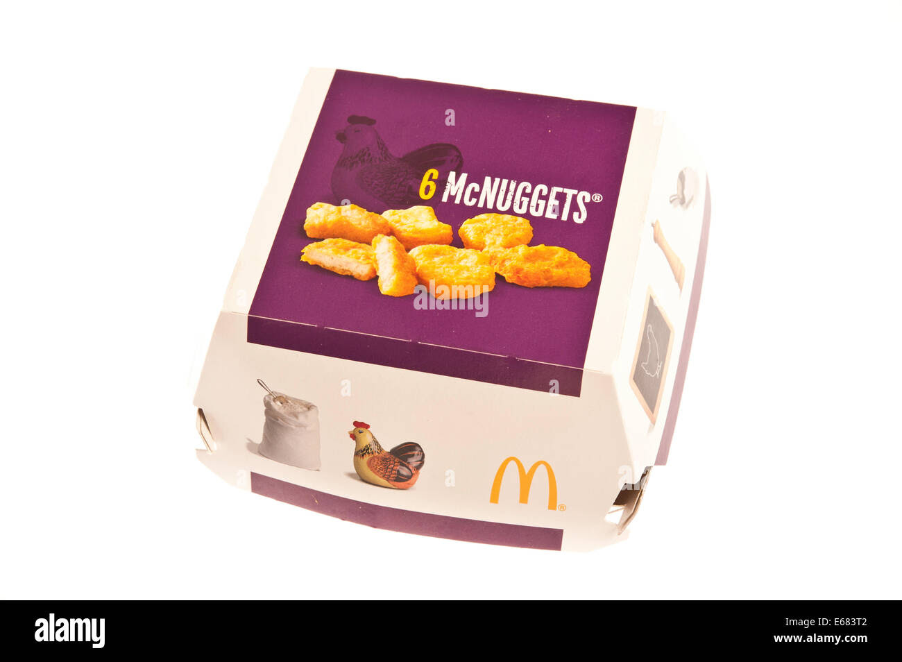McDonalds McNuggets box Stock Photo Alamy