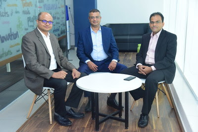 LeadSquared founders Sudhakar Gorti, Nilesh Patel & Prashant Singh