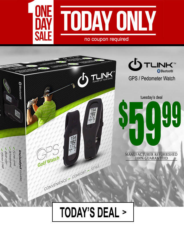 TLINK GPS / Pedometer GPS Watch $59.99! Tuesday's Deal