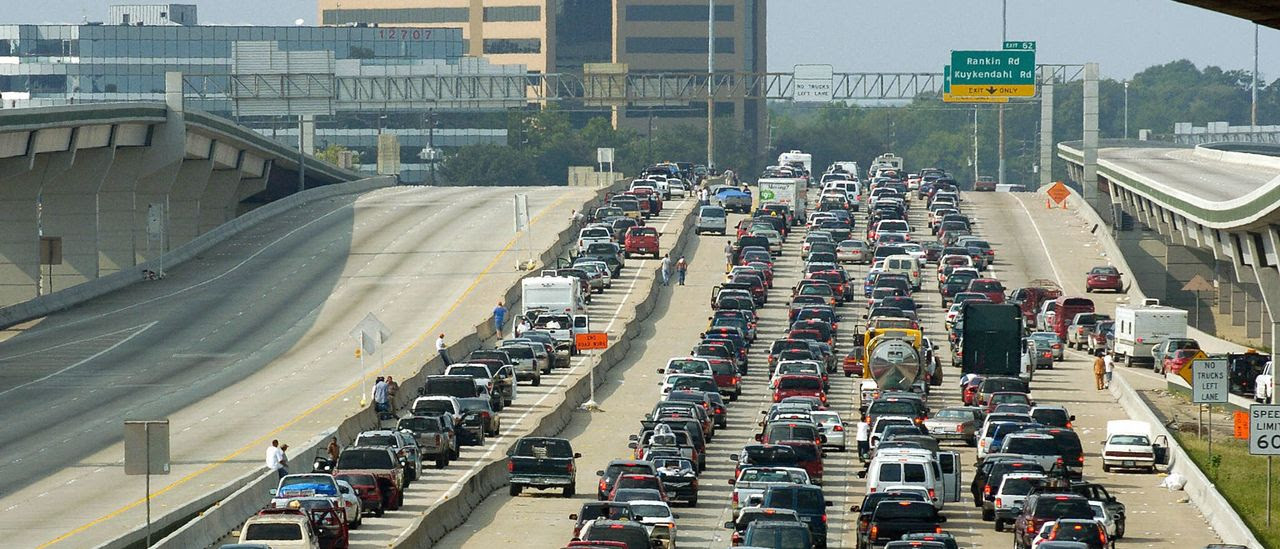 Cars are at a standstill on this highway