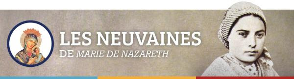 Neuvaine à sainte Bernadette avec Marie de Nazareth pour les malades, les victimes de catastrophes et des guerres  Bandeau_header-1