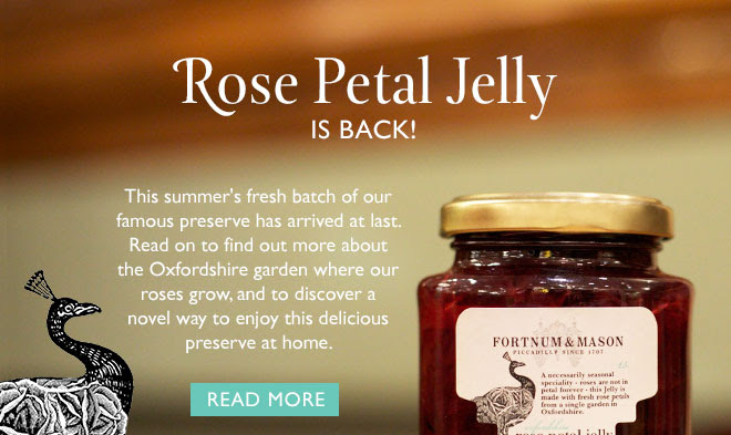 Rose Petal Jelly is back! This summer's fresh batch of our famous preserve has arrived at last. Read on to find out more about the Oxfordshire garden where our roses grow, and to discover a novel way to enjoy this delicious preserve at home. READ MORE