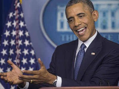 Obama, durante la rueda de prensa. EFE