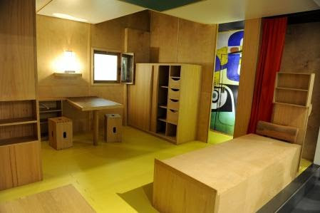 Le Corbusier decoró él mismo la vivienda con murales