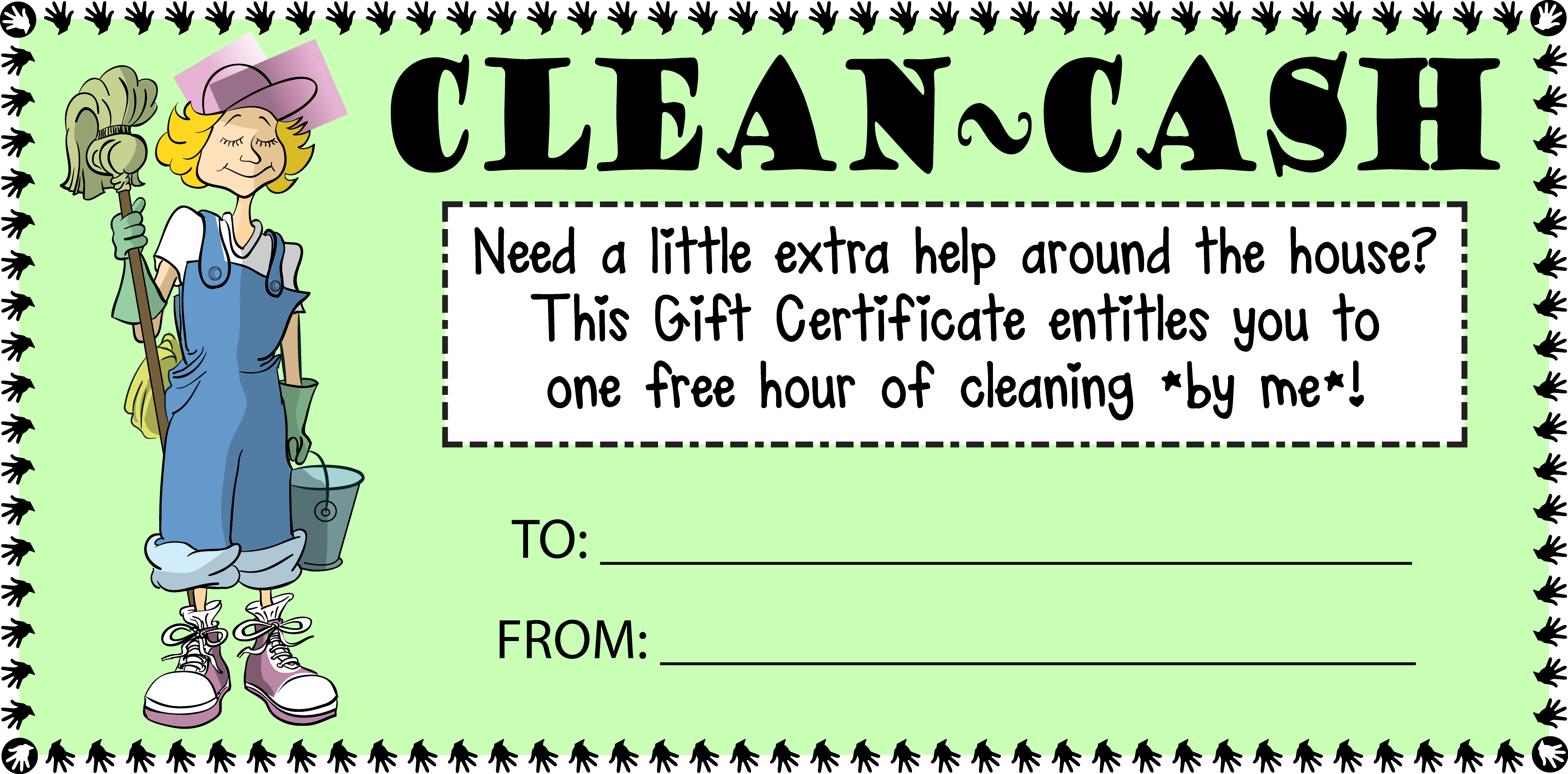 Carpet Cleaning Gift Certificate