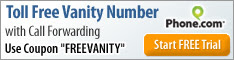 Toll Free Vanity Number Coupon