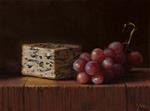 Still Life with Red Grapes & Fourme d'Ambert Bleu - Posted on Thursday, November 13, 2014 by Abbey Ryan