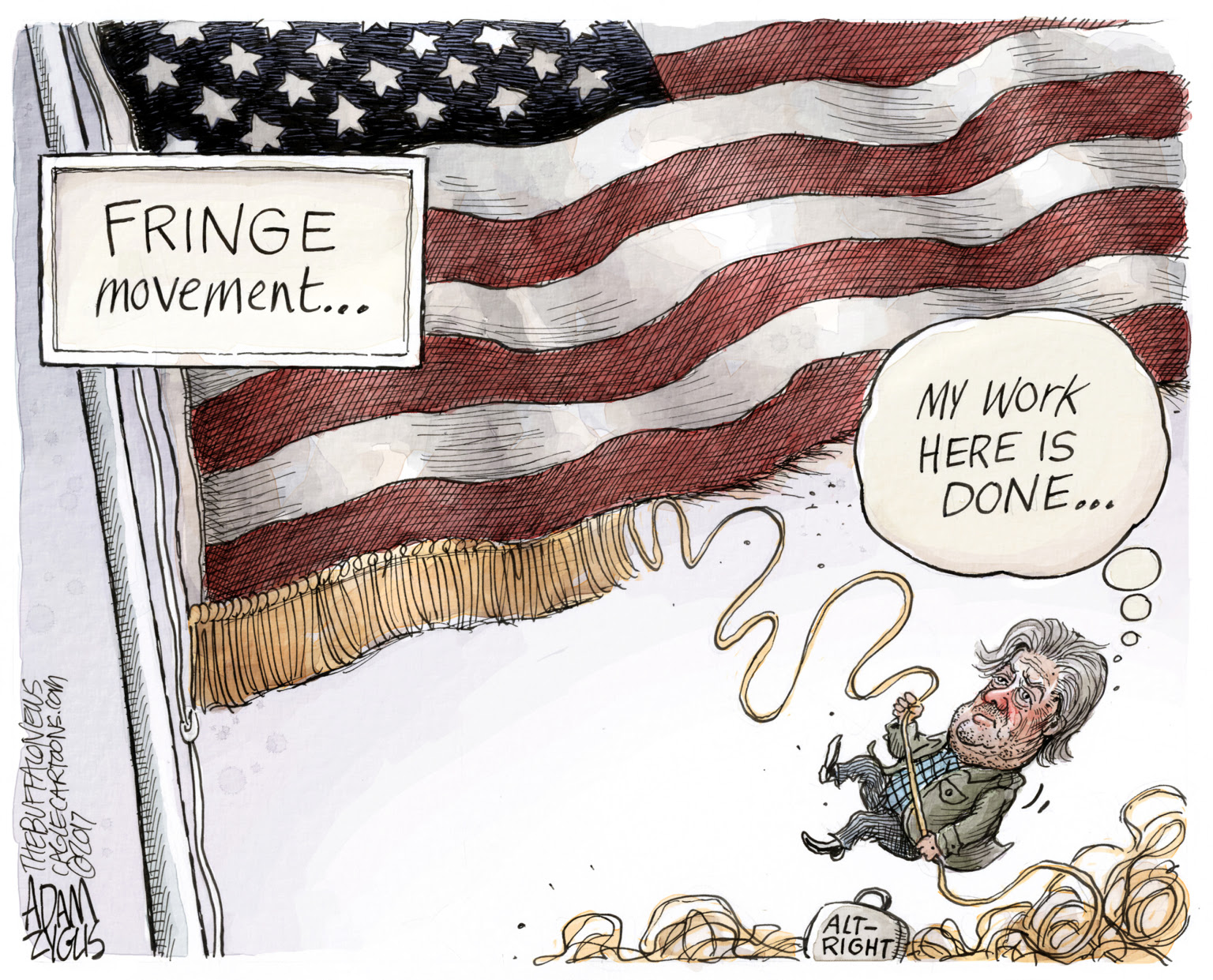 Steve Bannon tears away at the fabric of American Democracy