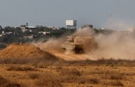 IDF tank units position for invasion of Gaza