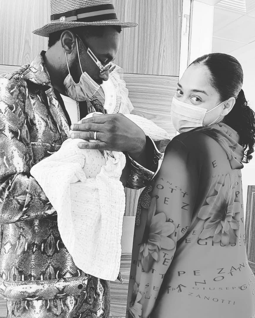 Lovely photos of DBanj, his wife and their baby girl