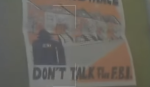 Antifa base displays poster distributed by Hamas-linked CAIR telling people not to talk to FBI