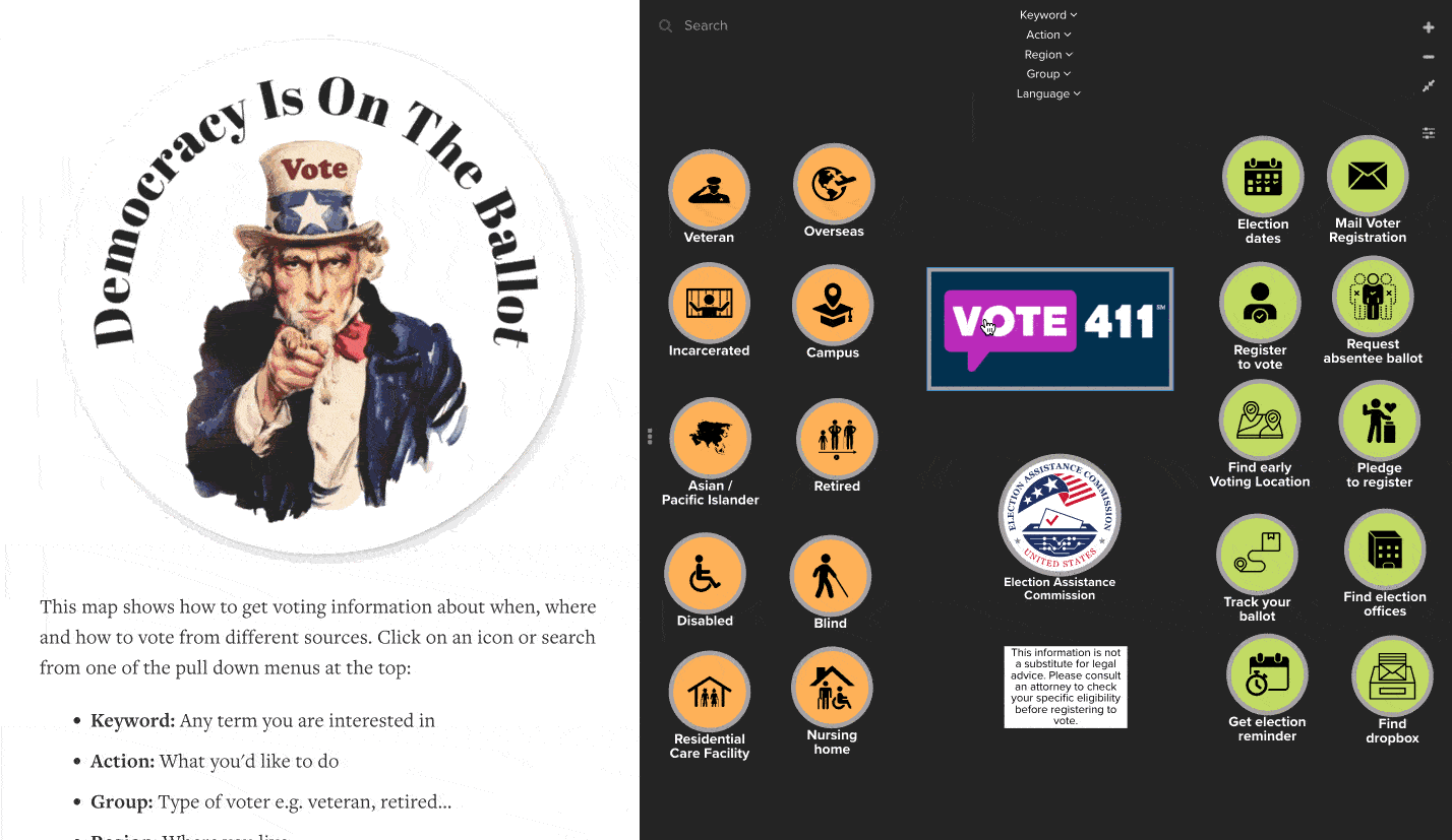 Ten best voting information websites