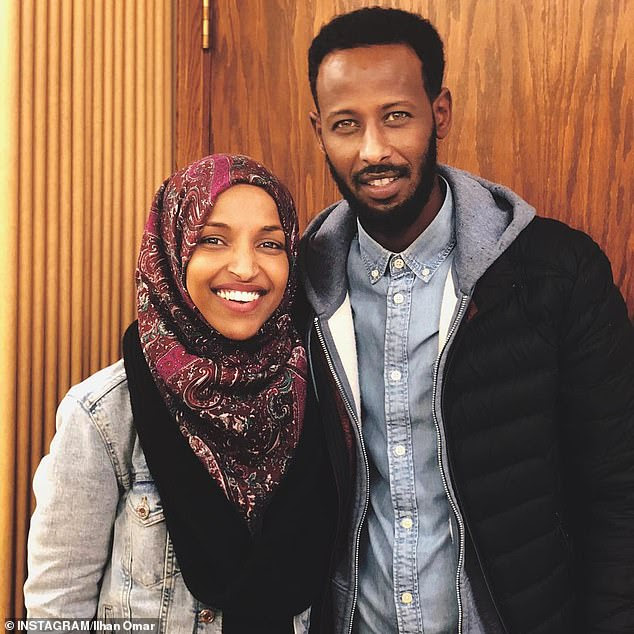 he affair has come to light days after DailyMail.com revealed Omar had recently split with her husband Ahmed Hirsi, the father of her three children