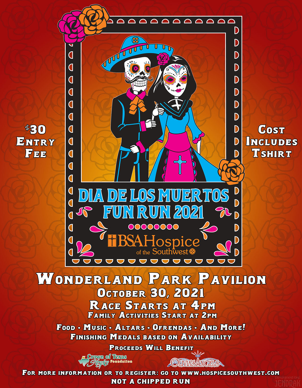 Día De Los Muertos Fun Run! @ Wonderland Park Pavillion