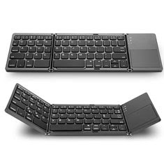 Foldable Bluetooth 3.0 Wireless Keyboard with Touch Pad