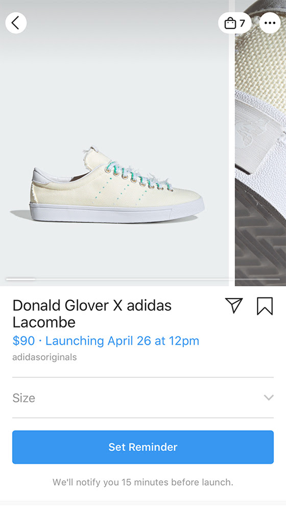 Adidas Instagram Checkout
