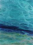 Original Contemporary Abstract Seascape Beach Painting,Coastal Decor Art "Tropical Wave IV" by Color - Posted on Saturday, March 21, 2015 by Kimberly Conrad