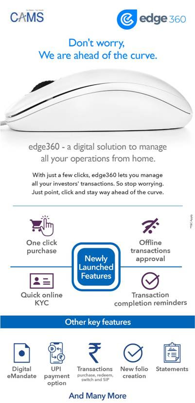 Be ahead of curve in safely managing investors' portfolio using edge360 - CAMS 1