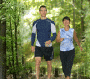 Fotografía de una pareja haciendo ejercicio