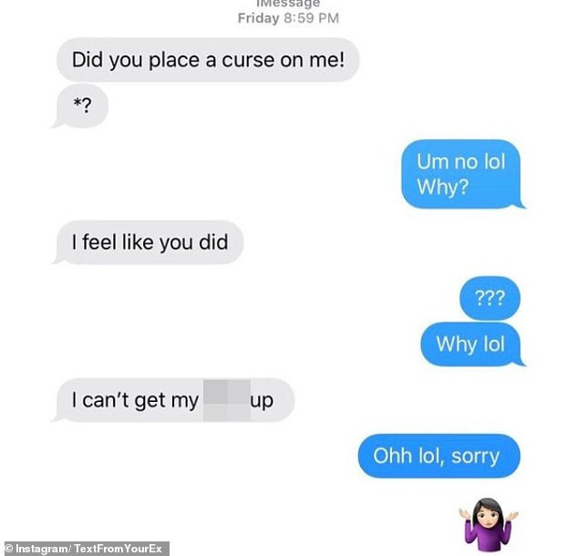 People share their responses to unwanted texts from their exes