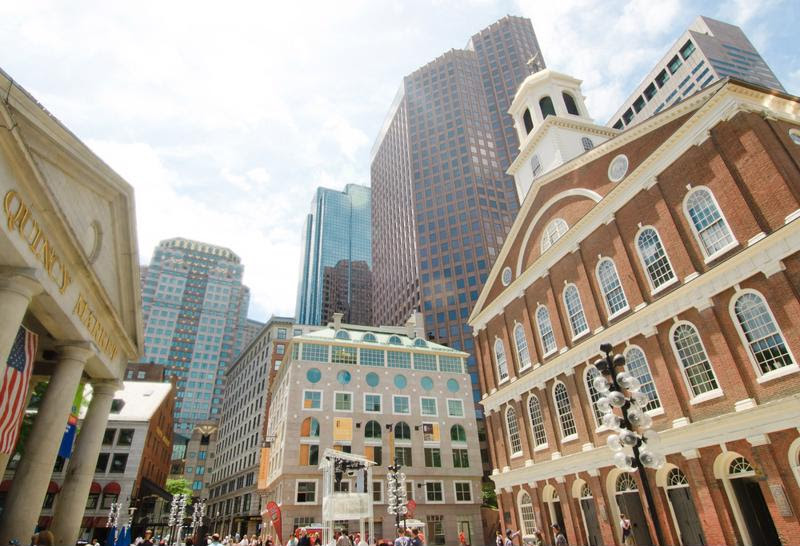 Historic sites and modern skyscrappers alike call downtown Boston home.