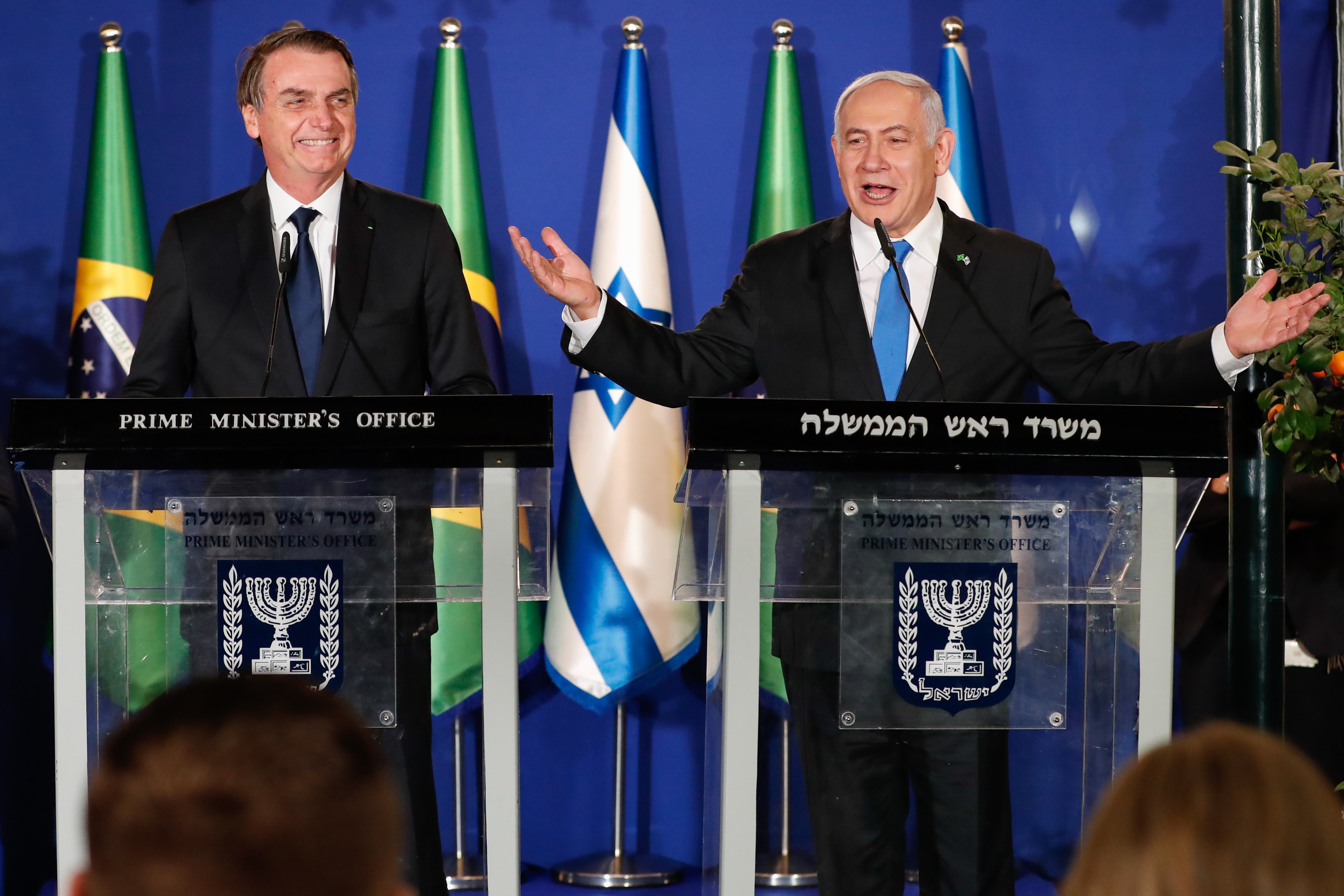 Bolsonaro diz que é um direito dos palestino reclamar Bolsonaro diz que é um direito dos palestino reclamar