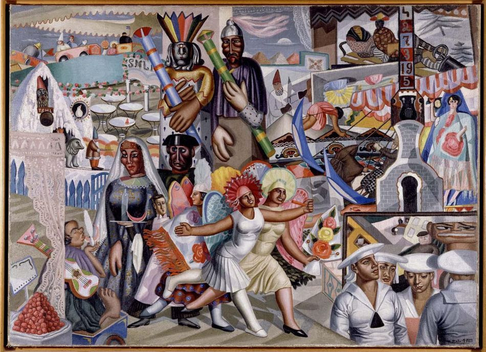 Maruja Mallo (Spain), La Verbena (‘The Fair’), 1927.