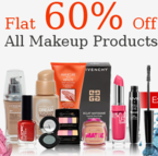 Flat 60% off for Makeup products