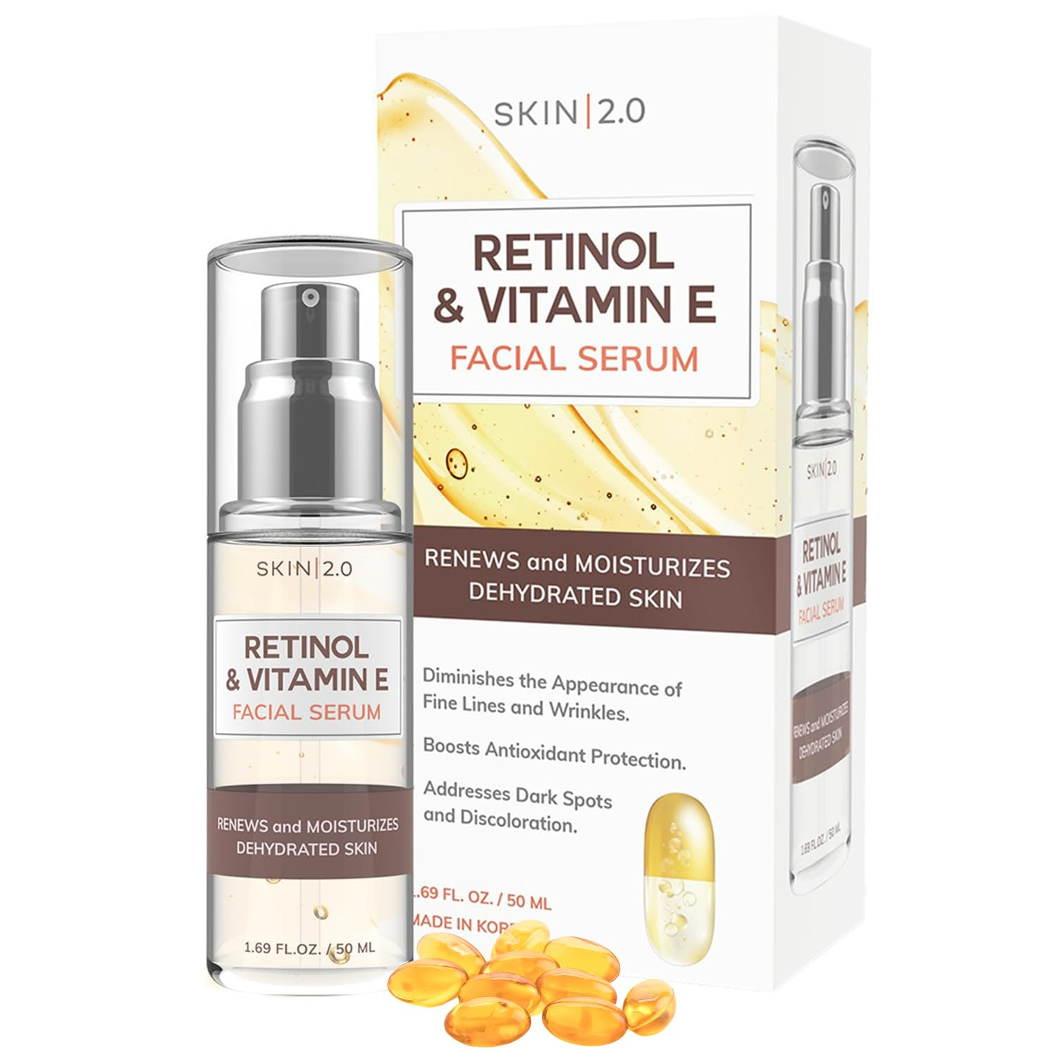 Skin 2.0 Retinol and Vitamin E Face Serum