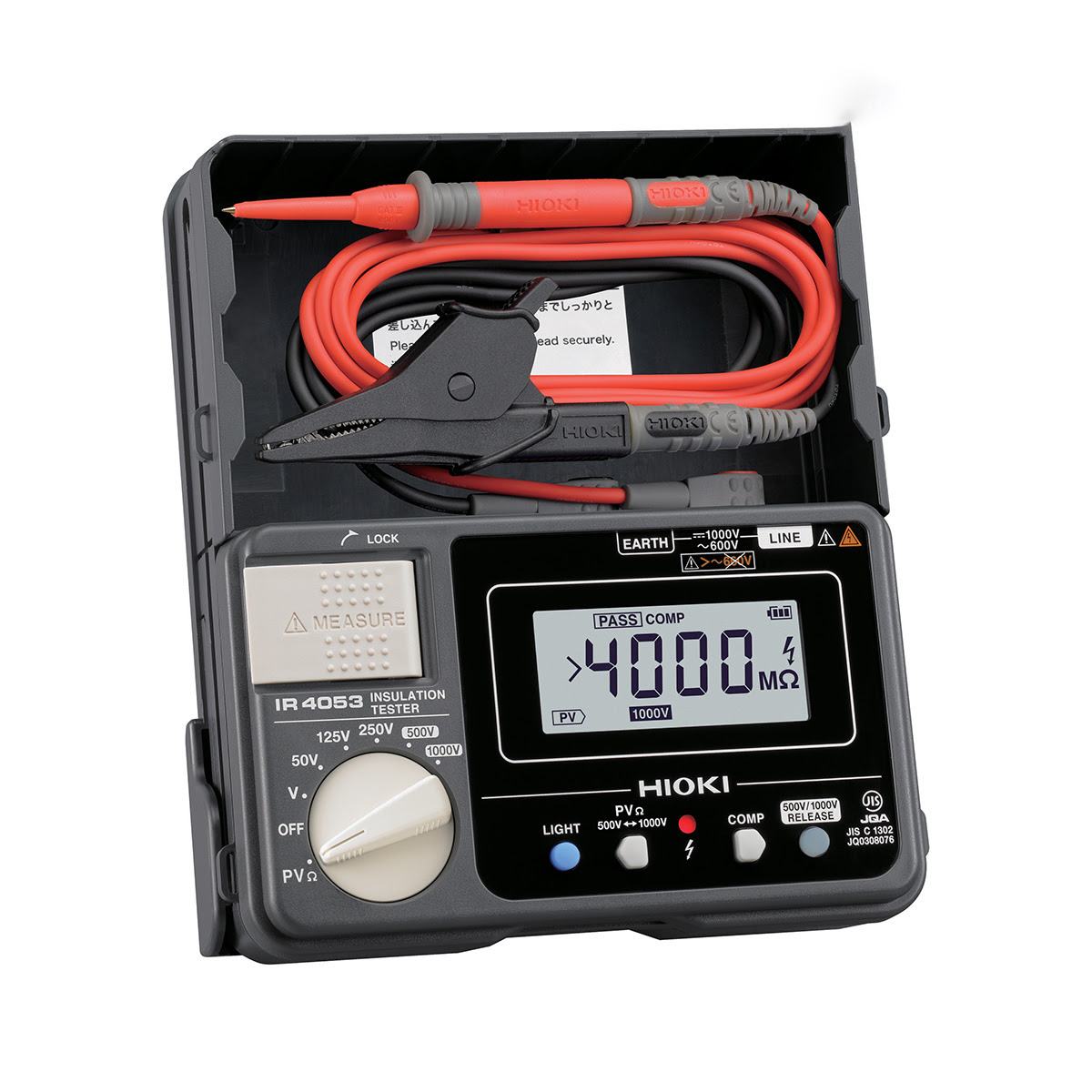 đặc điểm nổi bật của thiết bị đo điện trở cách điện hioki ir4053-10