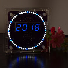 Geekcreit DIY EC1838A DS1302 Light Control Rotation LED Clock Kit