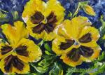 Yellow Pansies - Posted on Monday, March 23, 2015 by Tammie Dickerson