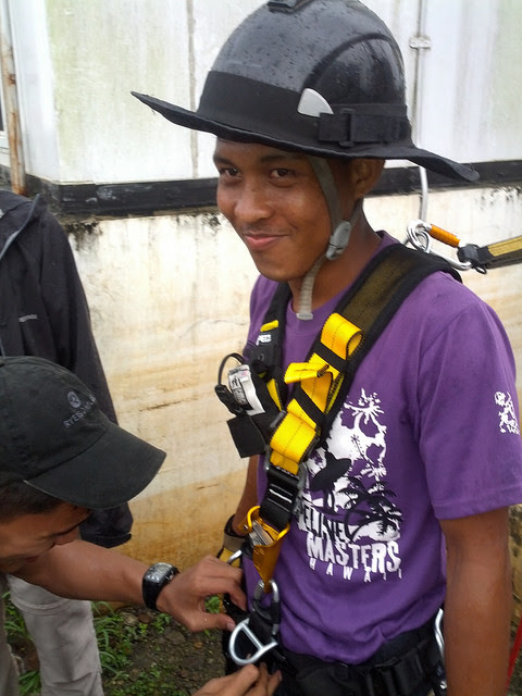 Inveneo trained "Innovate ICT" Systems Tech worker is gearing up to climb a tower