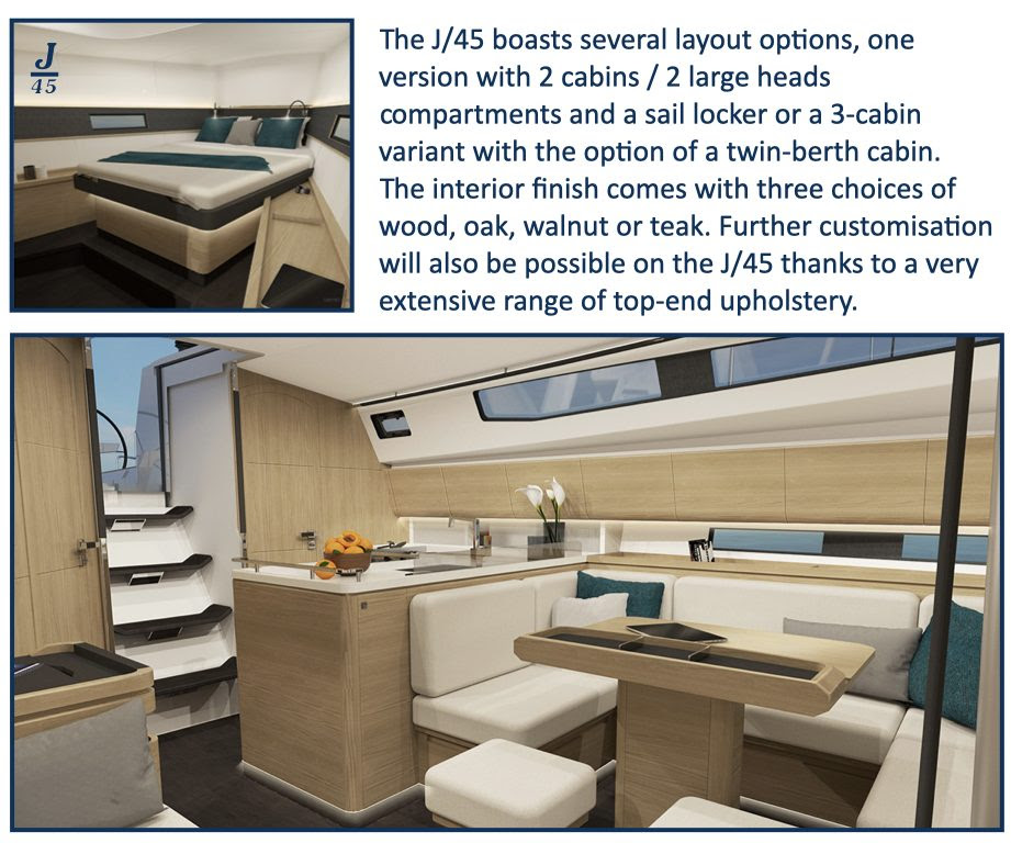 J/45 interior options