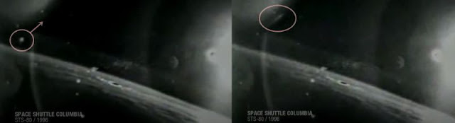 UFOs In Space Recorded During Space Shuttle and Apollo Missions  UFOs%20in%20space%20(2)