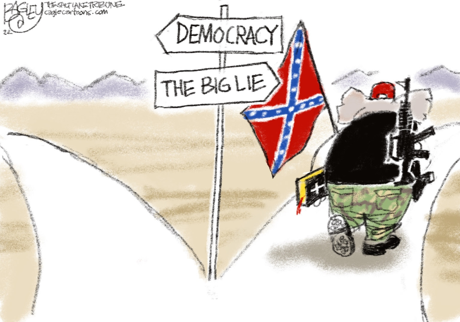 MAGA Republicans embrace the BIG LIE in order to cling to power.