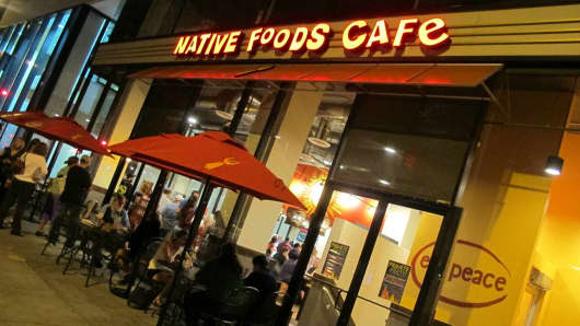 The Native Foods Cafe location in Washington D.C.