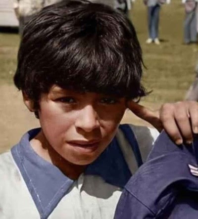 Diega Maradona à 8 ans