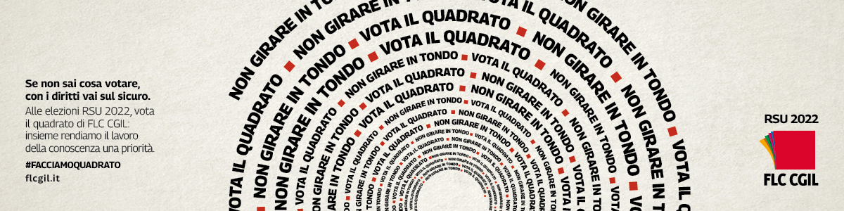 Il 5, 6 e 7 aprile vota la FLC CGIL