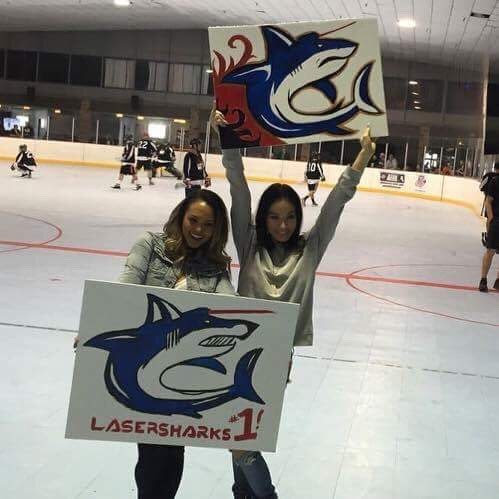 Laser Sharks Las Vegas fans Sin City Box Classic