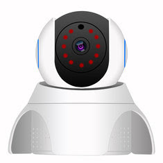 1080P Wired/Wireless Security IP Camera /Tilt Night Vision