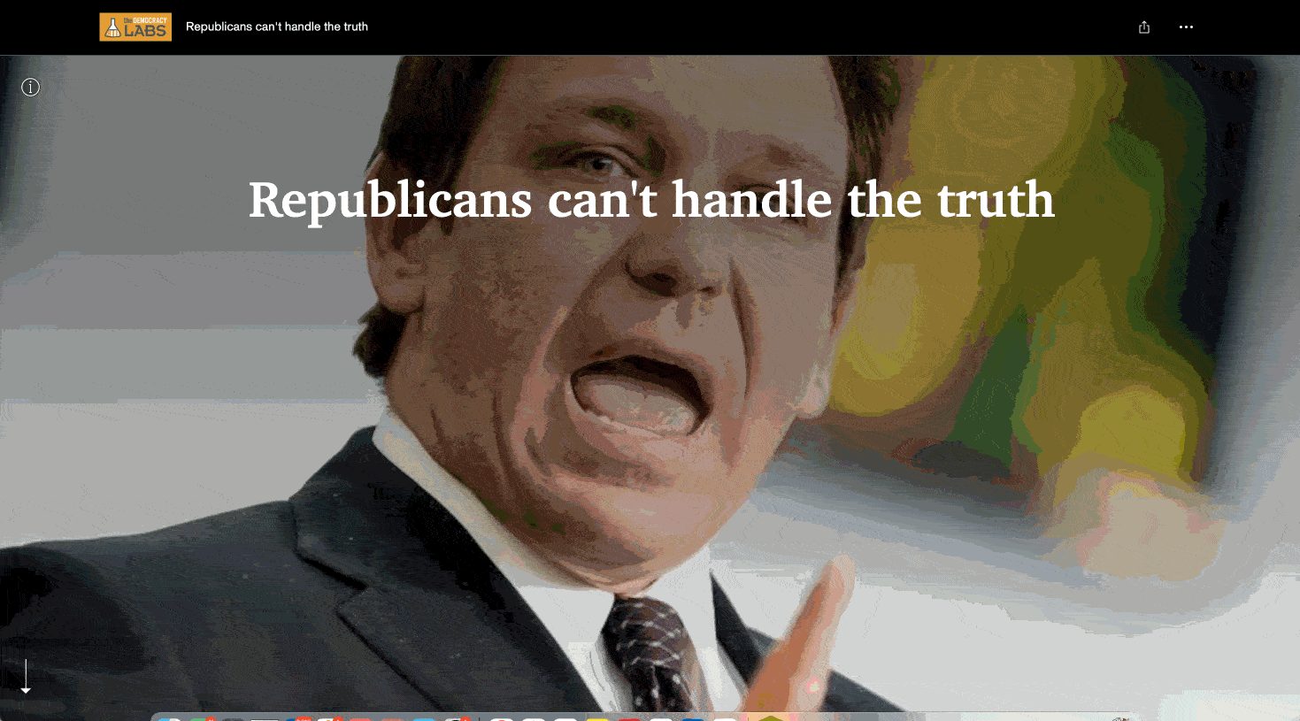 Republicans cannot handle the truth so they ban books and fire teachers to whitewash history.