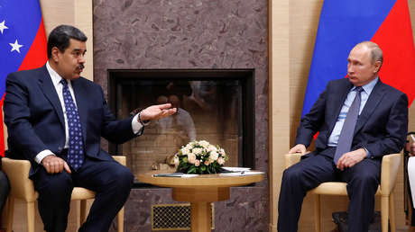El presidente venezolano Nicolás Maduro, y el presidente ruso, Vladímir Putin