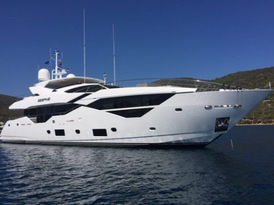 Sunseeker Turkey's first Sunseeker 116 Yacht in all her glory 