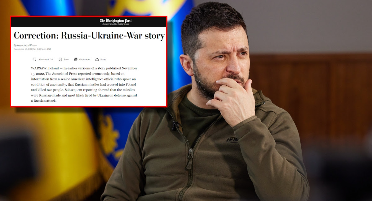 AP Debunks Claim Russia Bombed Poland, Eviscerating Zelensky’s Theories