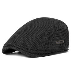 Mens Cotton Adjustable Gatsby Beret Cap