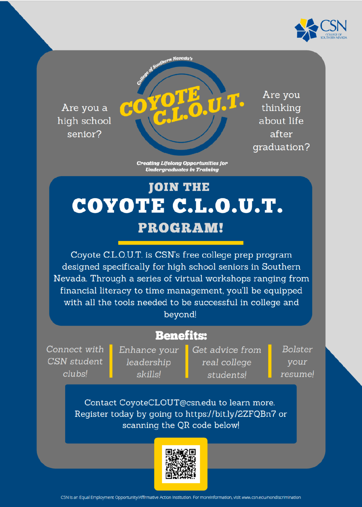 College Of Southern Nevada Coyote C L O U T Odyssey Charter Schools Of Nevada